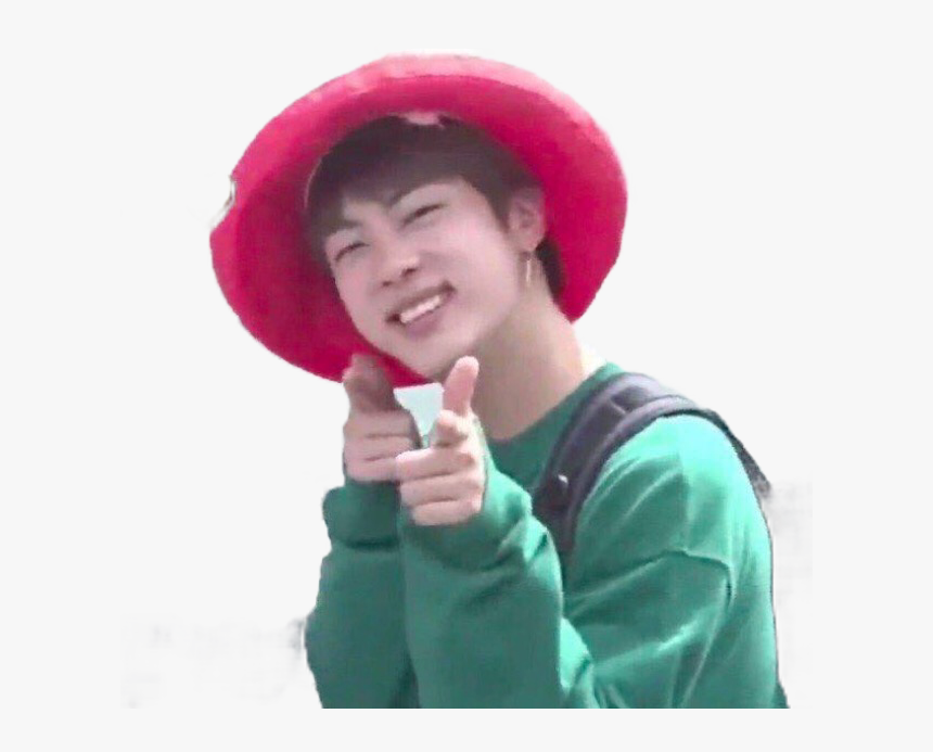 Jin Kimseokjin Bts Btsmeme Btsmemes Kpop Korea Happy - Memes De Bts Corazones, HD Png Download, Free Download