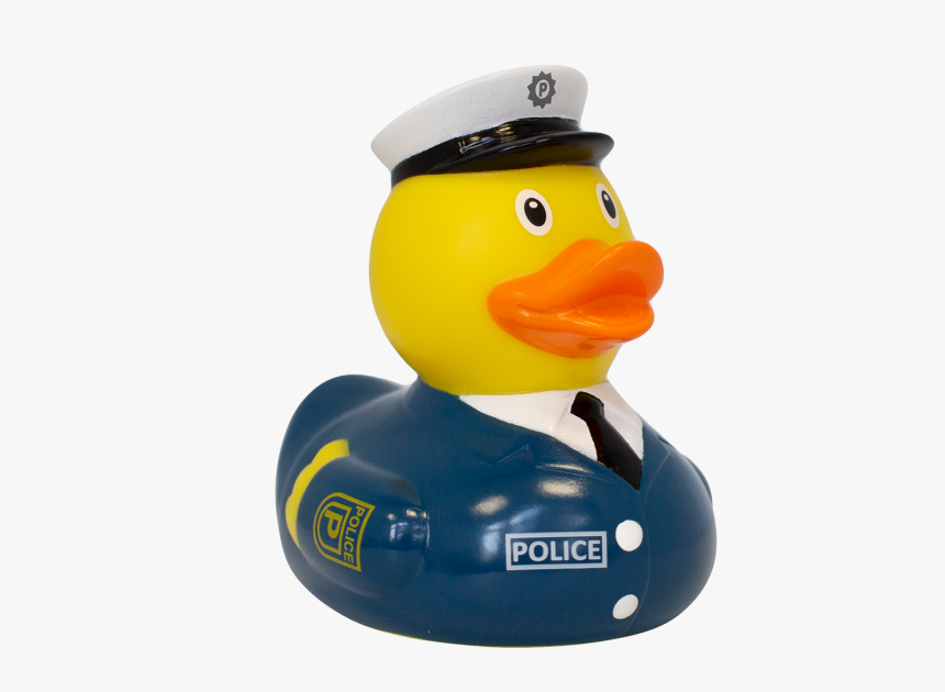 Lilalu, Police Quietscheente, Halbrechts - Rubber Duck, HD Png Download, Free Download