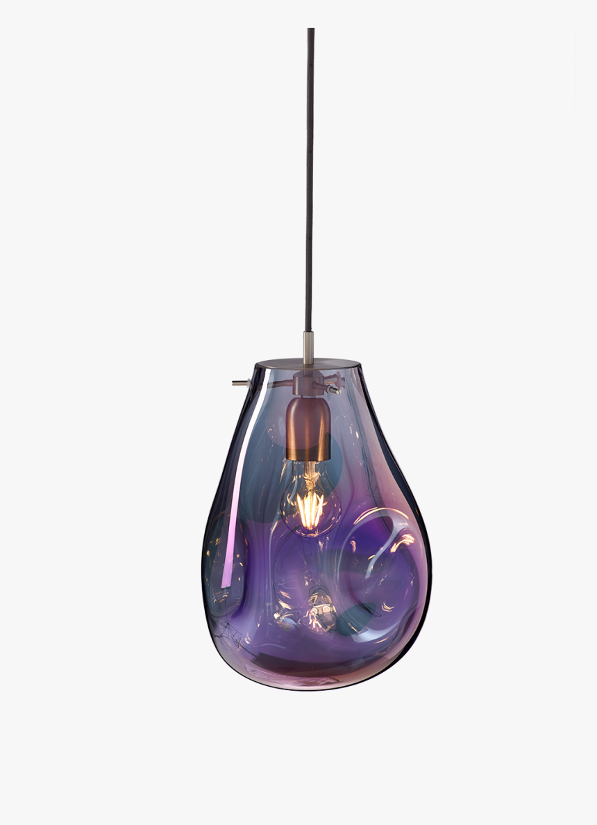Soap Pendant Large Purple / Stainless Steel - Bomma Lampa, HD Png Download, Free Download