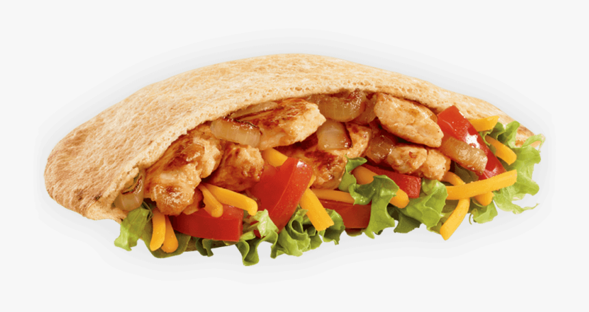 Chicken Pita With Fries Png - Low Calorie Meals Fast Food, Transparent Png, Free Download