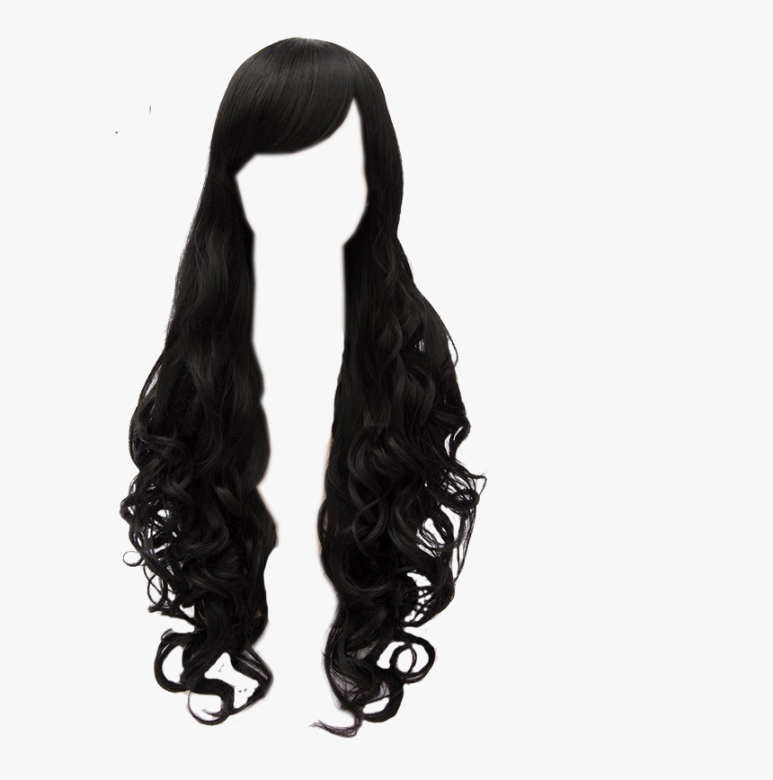 Hair Wig Png - Transparent Black Hair Wig, Png Download, Free Download