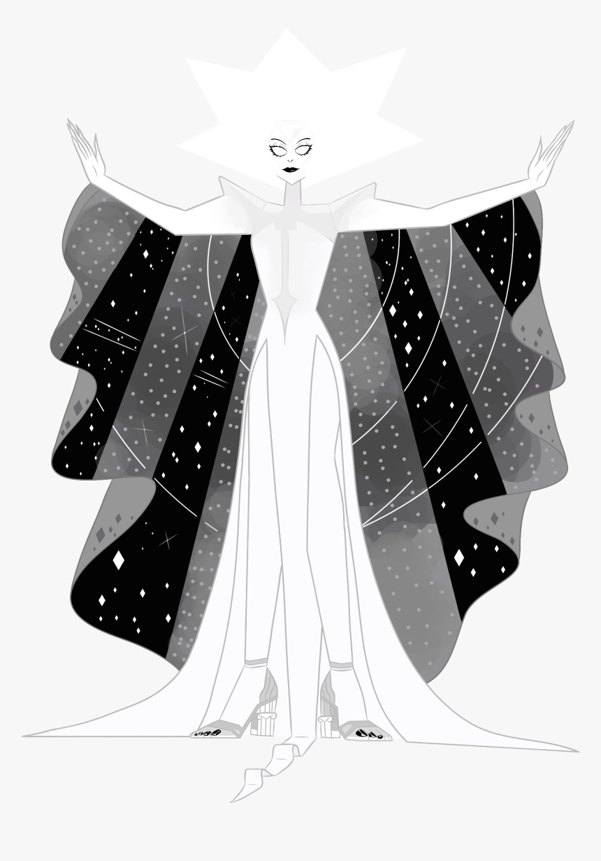 White Diamond Full Body Steven Universe, HD Png Download, Free Download