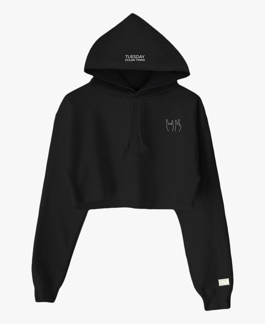 Dt Cropped Hoodie - Hoodie, HD Png Download - kindpng