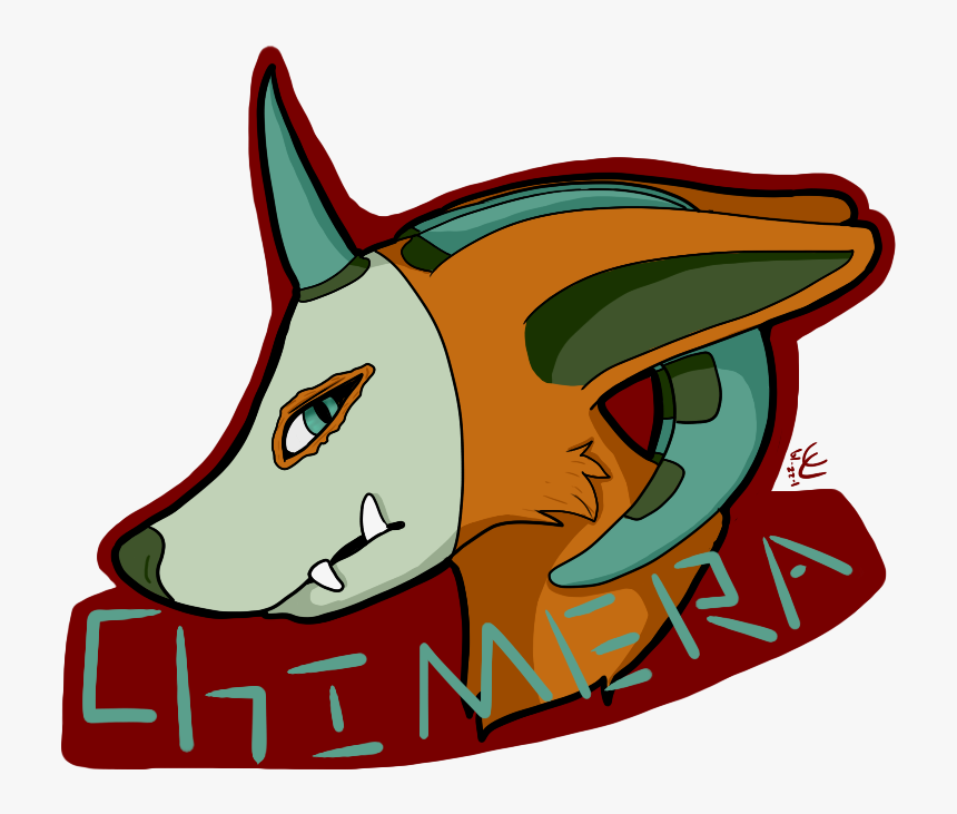 Chimera Badge - Cartoon, HD Png Download, Free Download