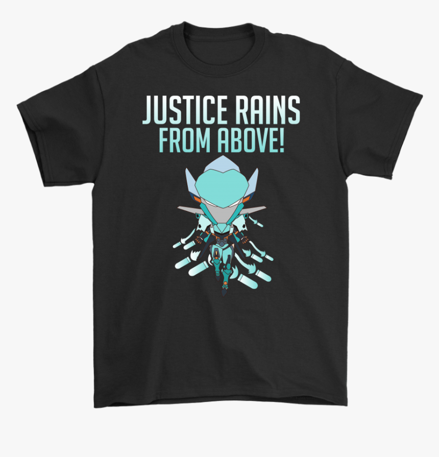 Justice Rains From Above Chibi Pharah Overwatch Shirts - Baby Yoda Green Bay Packers, HD Png Download, Free Download