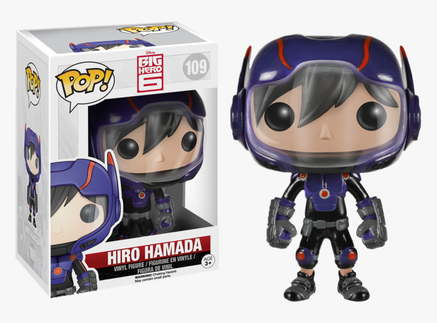 Big Hero Six Funko Hiro Hamada Pop Vinyls Figure - Funko Pop Big Hero 6, HD Png Download, Free Download