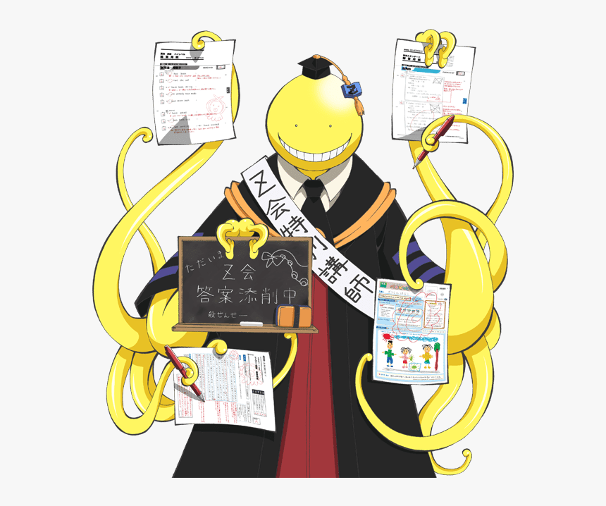 Koro Sensei Assassination Classroom , Png Download - Assissanation Classroom Png, Transparent Png, Free Download