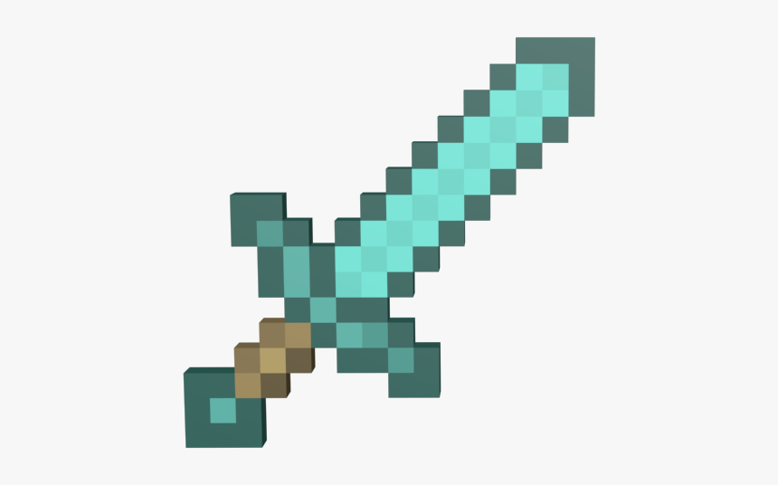 Enchanted Diamond Sword Transparent Hd Png Download Kindpng