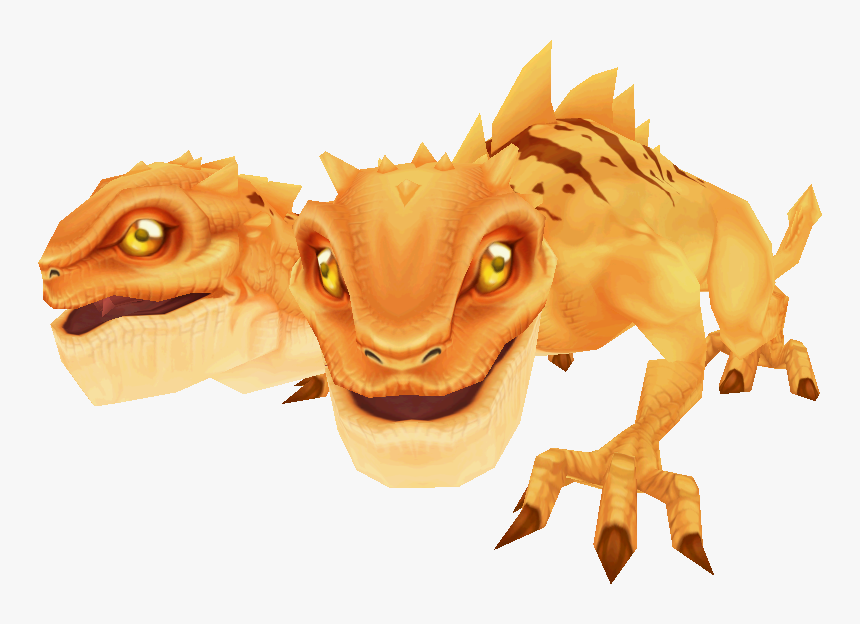 Grand Fantasia Wikia - Two Headed Lizard Cartoon, HD Png Download, Free Download