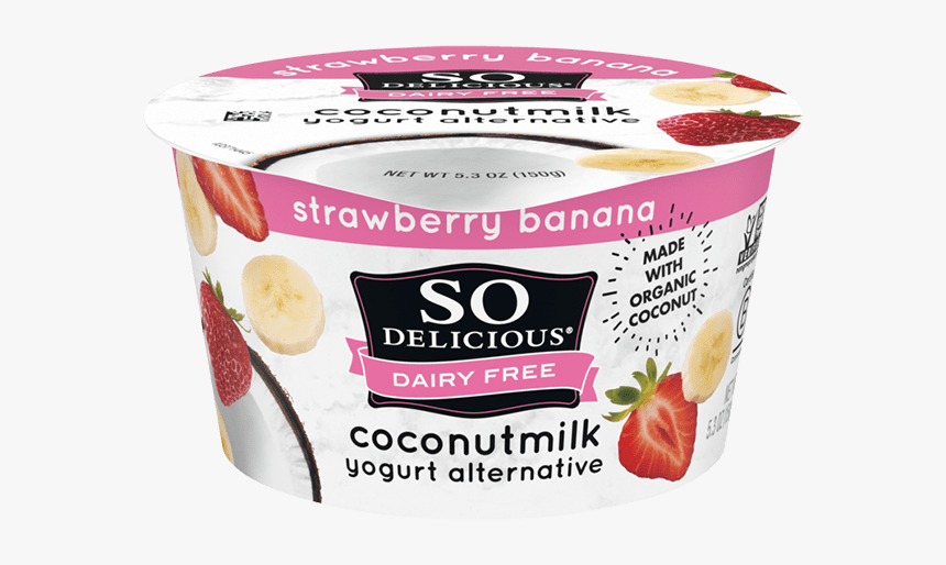 Strawberry Banana Coconutmilk Yogurt"
 Class="pro-xlgimg - So Delicious Coconut Milk, HD Png Download, Free Download