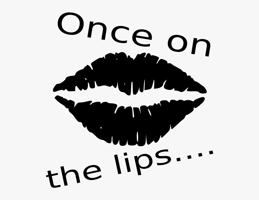 lips smoke black and white clipart