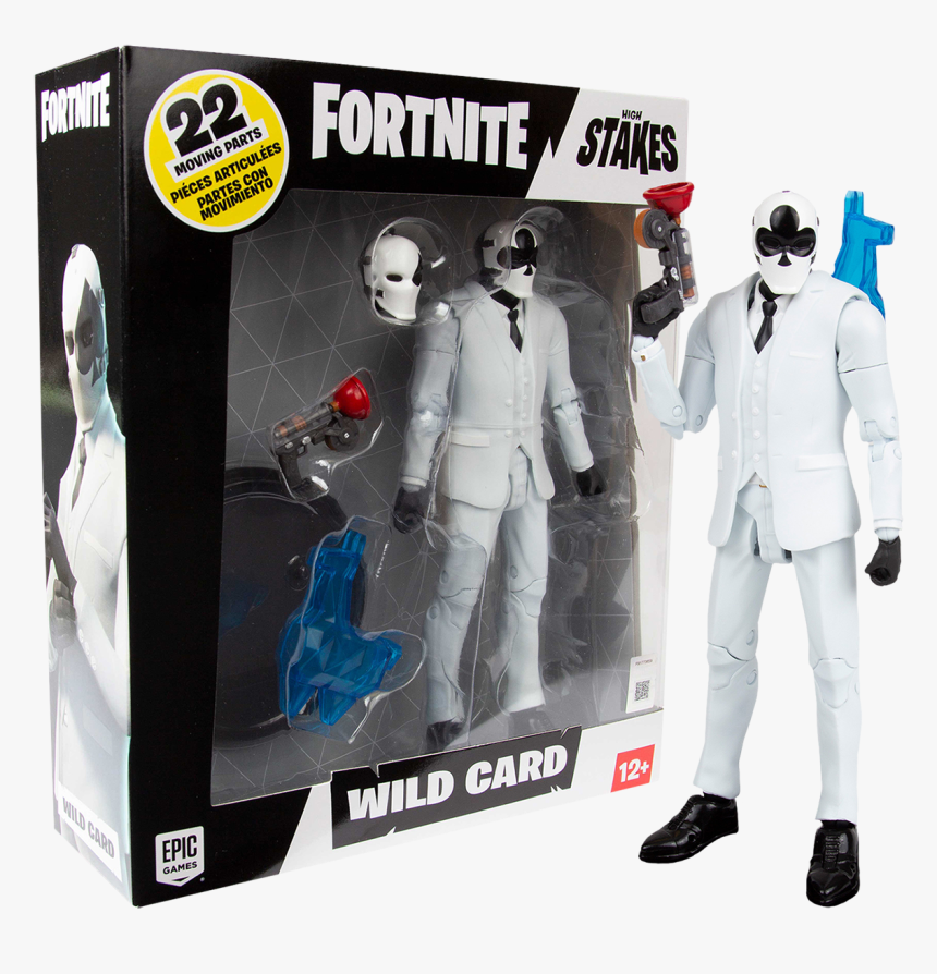 Wild Card Black 7” Action Figure - Fortnite Wild Card Figure, HD Png Download, Free Download