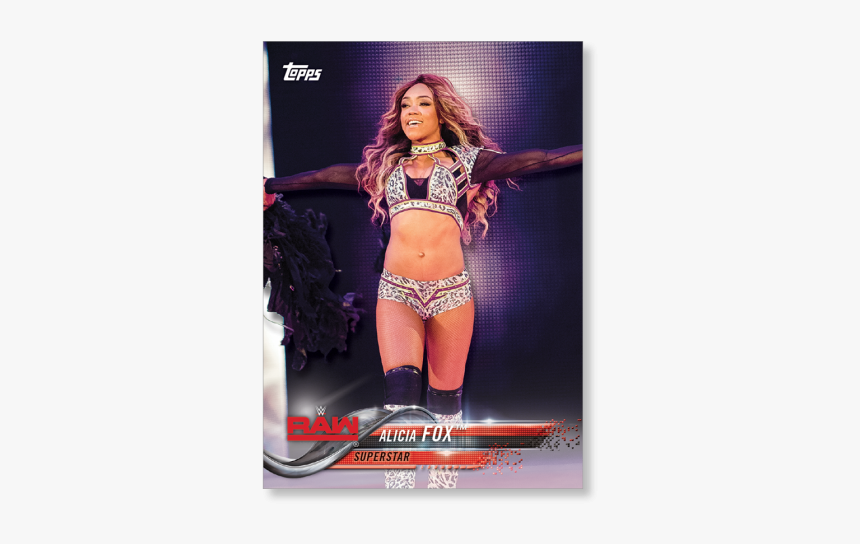 2018 Topps Wwe Alicia Fox Base Poster - Alicia Fox, HD Png Download, Free Download