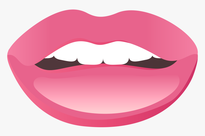 Pink Mouth Png Clip Art - Lips, Transparent Png, Free Download
