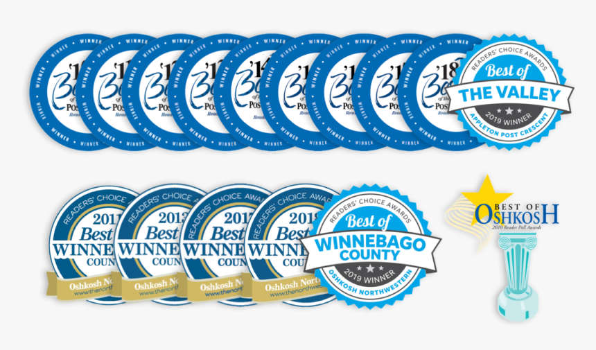 Best Of The Valley, Best Of Winnebago County, And Best, HD Png Download, Free Download