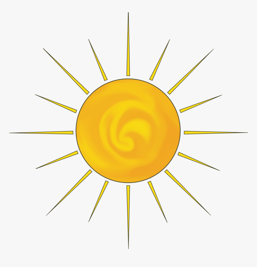 Sun Drawing , Png Download - Conducting Sphere On Uniform Field, Transparent Png, Free Download