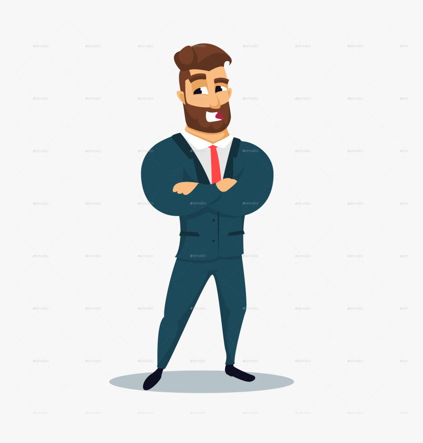 Fun Businessman §³haracter Clipart , Png Download - Businessman Illustration Png, Transparent Png, Free Download