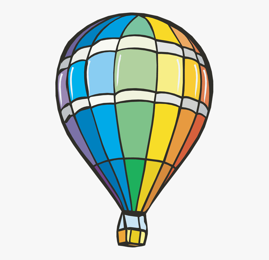 Hot Air Balloon Clipart Scene - Clipart Hot Air Ballooon, HD Png Download, Free Download