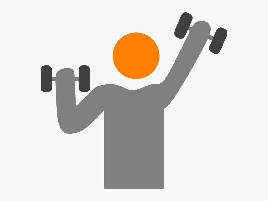 Weight Lifter Clip Art At Clker - Exercise Clipart No Background, HD Png Download, Free Download