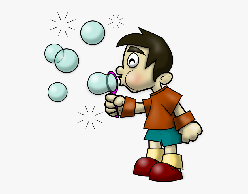 Blowing Bubbles Png - Blow A Bubble Clipart, Transparent Png, Free Download