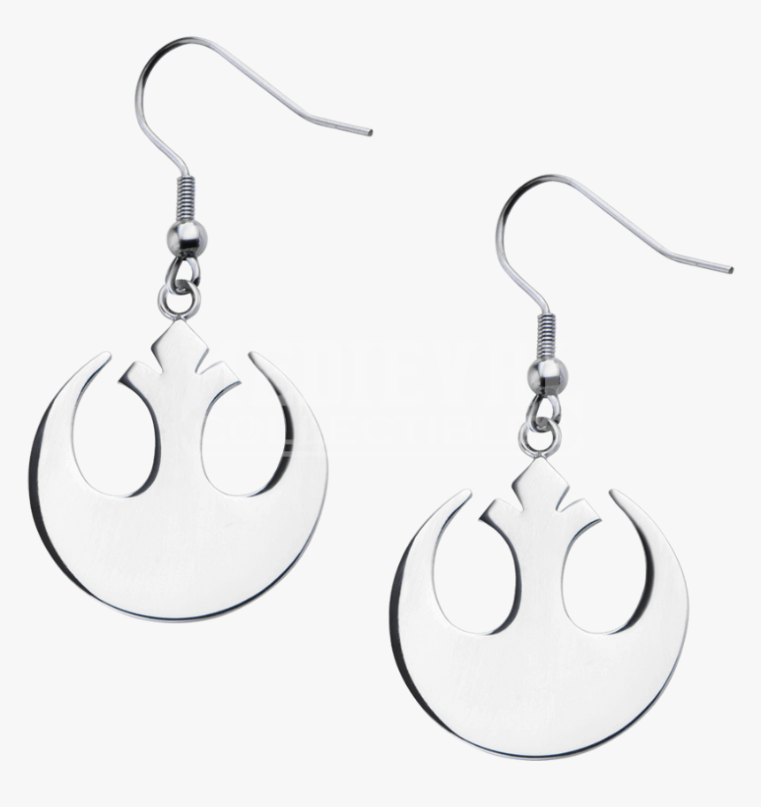 Rebel Alliance Symbol Dangle Earrings - Earrings, HD Png Download, Free Download
