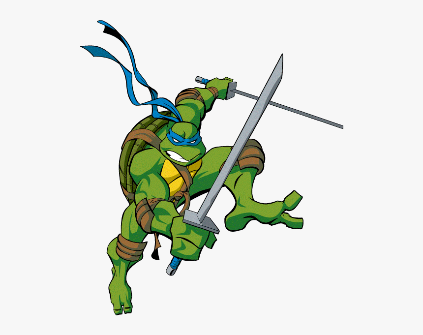 Leonardo Ninja Turtle - Leonardo Ninja Turtles Art, HD Png Download, Free Download