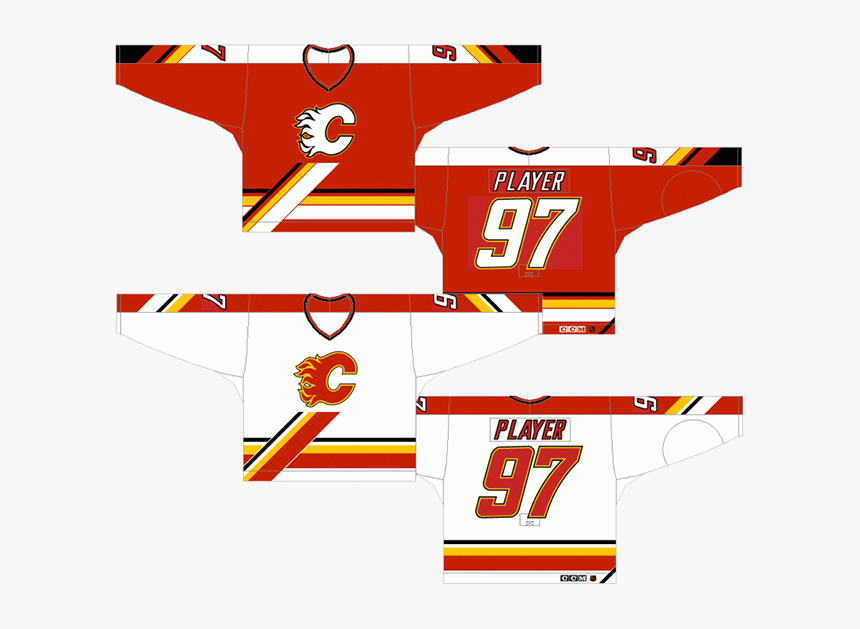 Calgary Flames Jersey 95, HD Png Download, Free Download