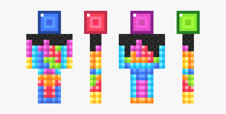 Minecraft Skins Tetris, HD Png Download, Free Download