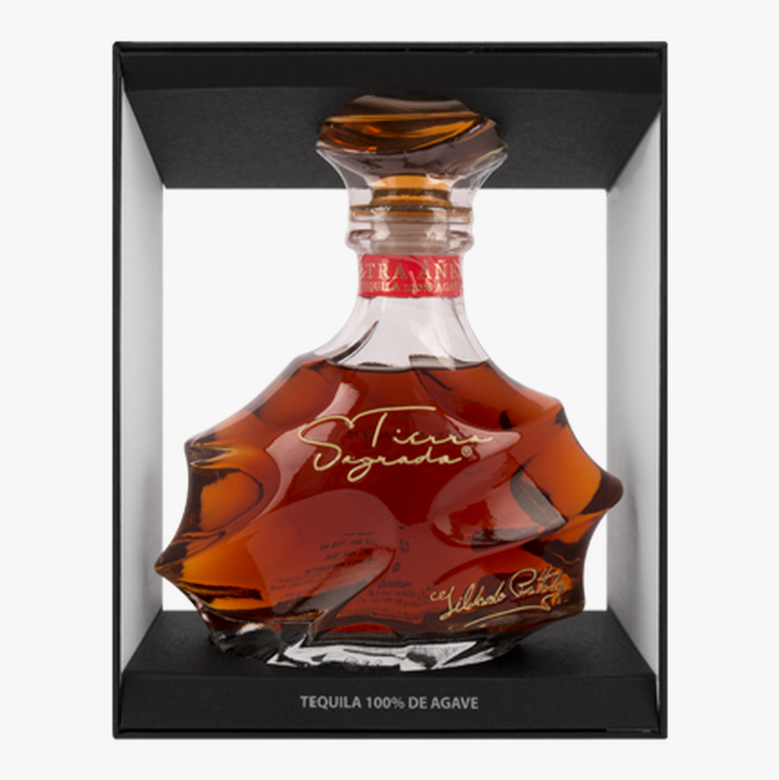 Tierra Sagrada Extra Anejo Tequila 750ml - Glass Bottle, HD Png Download, Free Download