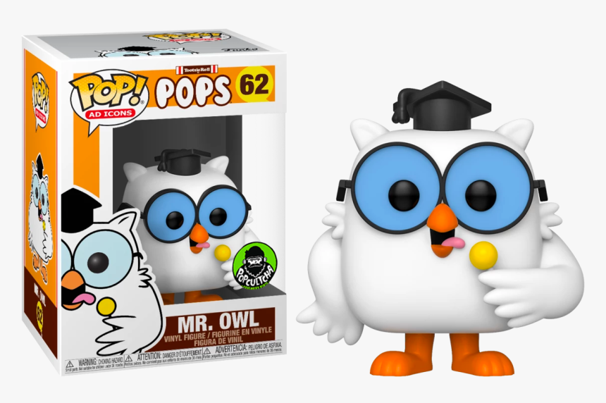 Owl With Tootsie Funko Pop Vinyl Figure - Mr Owl Funko Pop, HD Png Download, Free Download