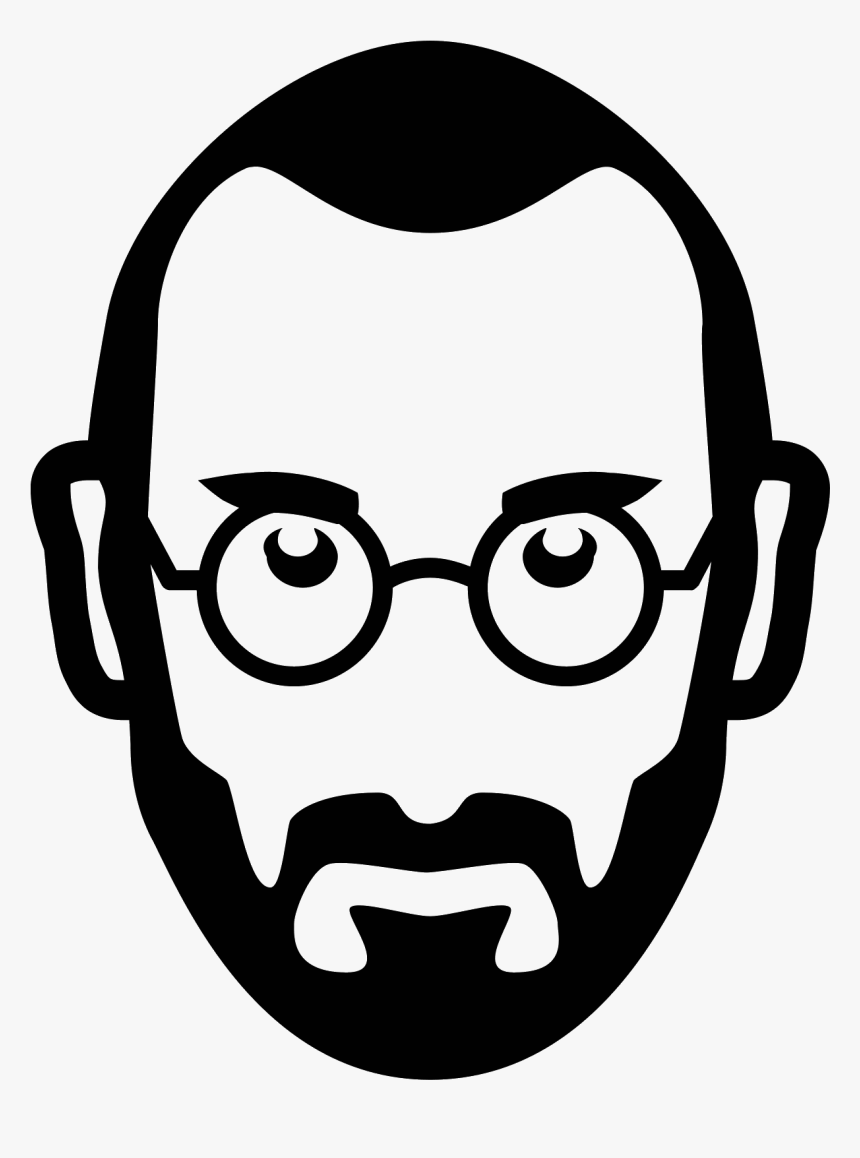 Steve Jobs Computer Icons Apple Clip Art - Steve Jobs How To Draw, HD Png Download, Free Download