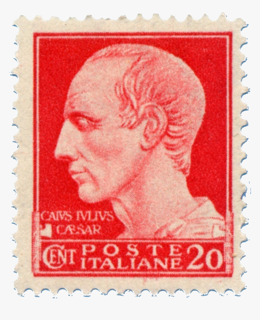 Julius Caesar Stamp Italy, HD Png Download, Free Download