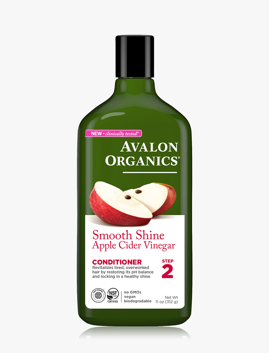 Smooth Shine Apple Cider Vinegar Conditioner - Avalon Organics Lemon Shampoo, HD Png Download, Free Download