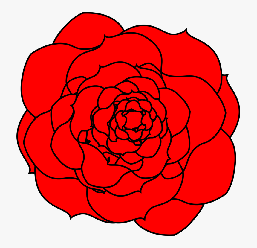 Line Art,plant,flower - Japanese Camellia, HD Png Download, Free Download