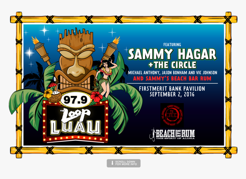 Loop Luau Feat Sammy Hagar - Banner, HD Png Download, Free Download