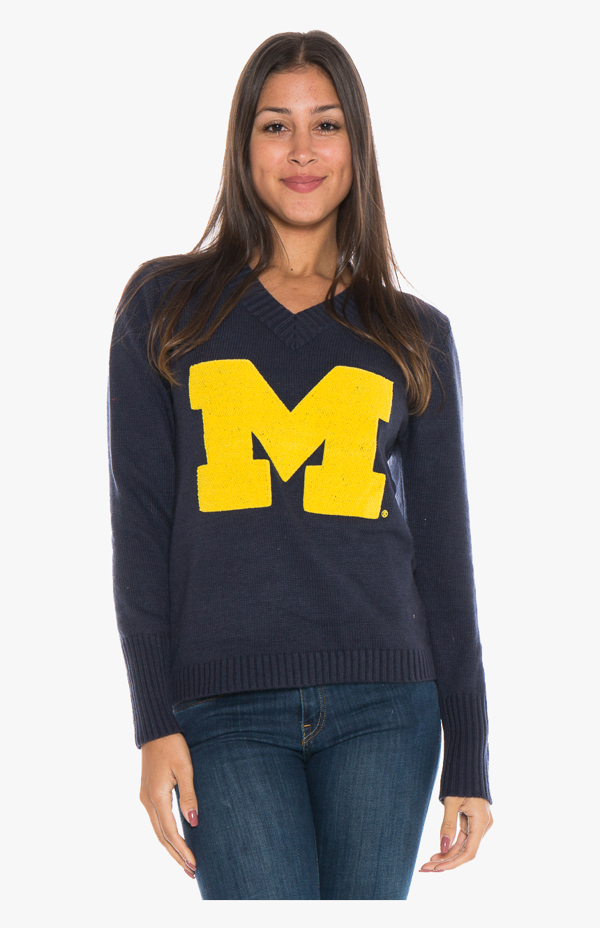 University Of Michigan Women's Sweater, HD Png Download, Free Download