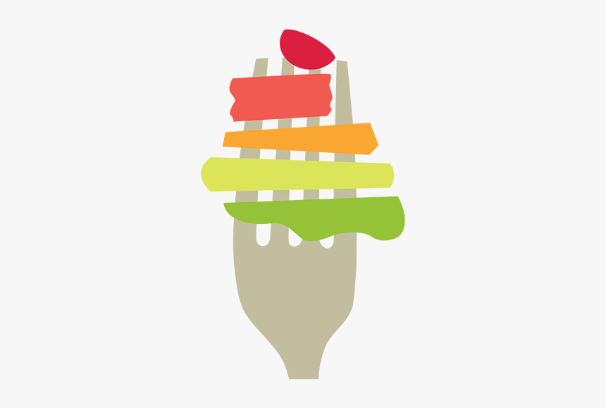 Balanced Meal Logo Illustration Food Pyramid Nutrition - Ice Cream, HD Png Download, Free Download