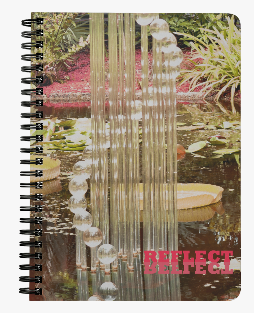 Reflect Water Fountain Print Spiralbound Notebook @eatshoottravel - Spiral, HD Png Download, Free Download