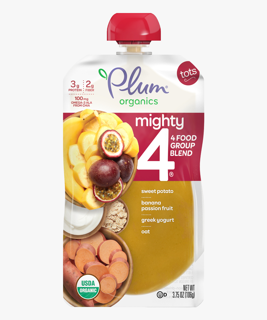 Plum Organics Baby Food, HD Png Download, Free Download