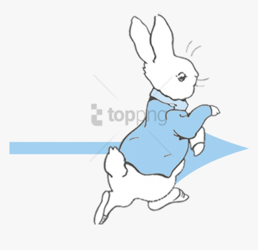 Free Png Peter Rabbit Wall Clock Png Image With Transparent - Cartoon, Png Download, Free Download