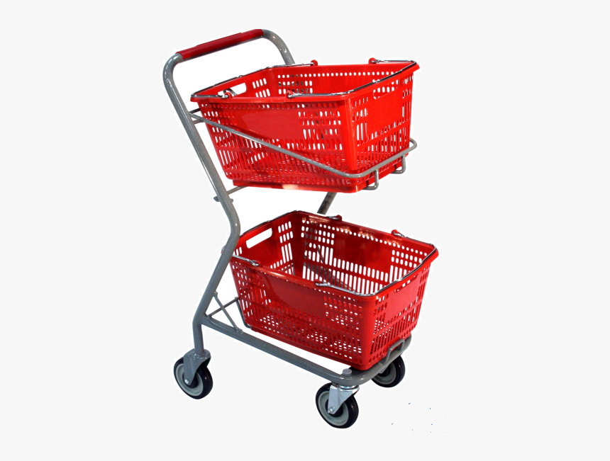 Shopping Cart With Removable Basket, HD Png Download, Free Download