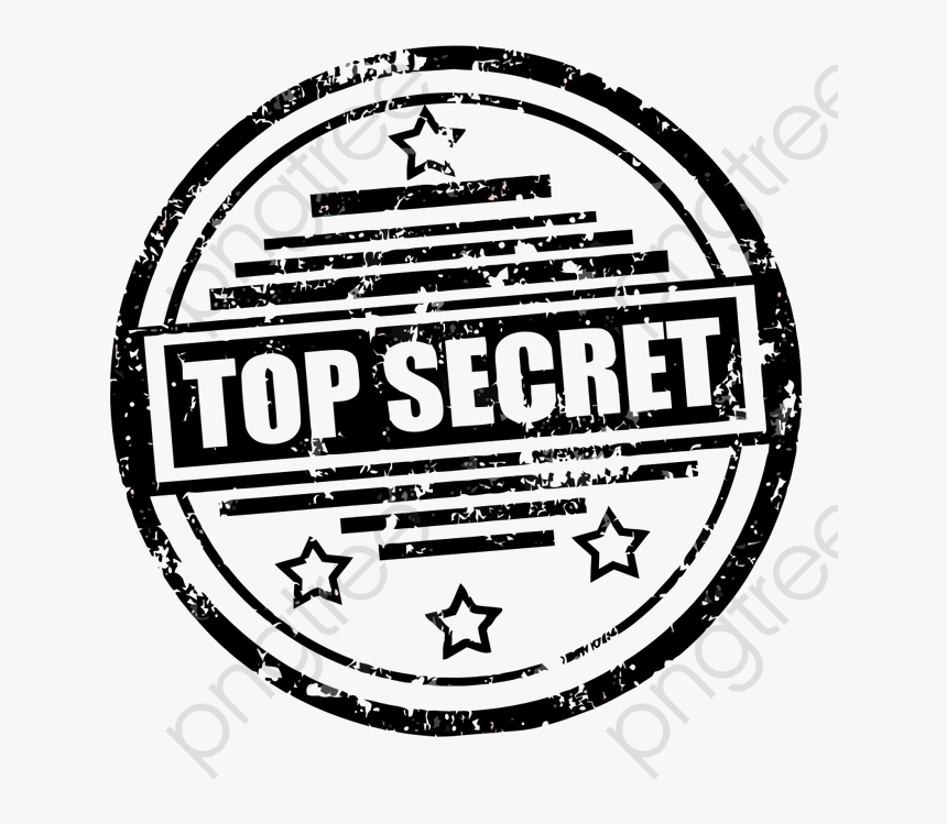 Transparent English Clipart - Top Secret Png Black, Png Download, Free Download