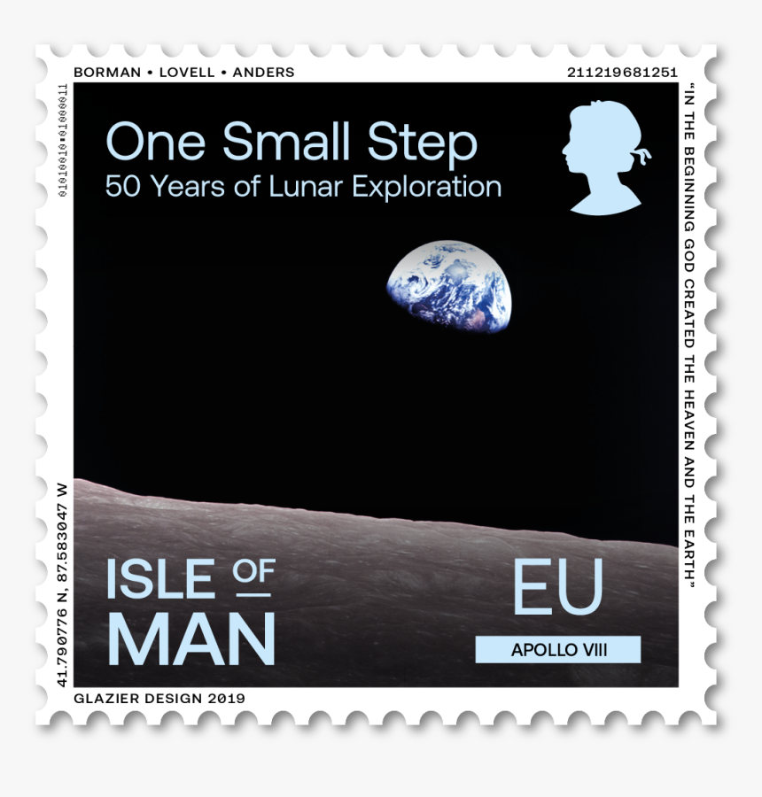 Isle Of Man 50th Anniversary Moon Landing Stamp, HD Png Download, Free Download