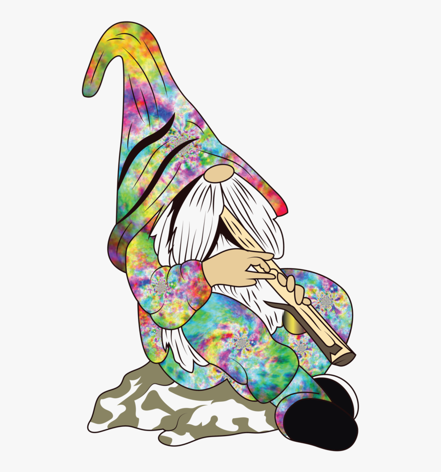 Hippie Gnome, 70"s Man, Age Of Aquarius, Woodstock, - Hippie Colors, HD Png Download, Free Download