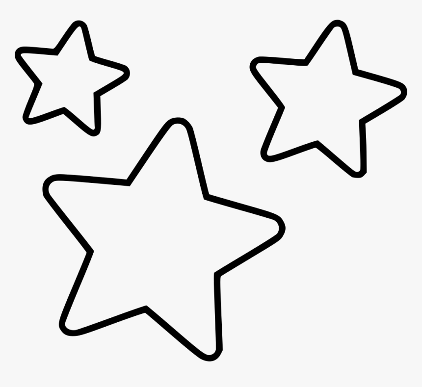 Stars - Line Art, HD Png Download, Free Download