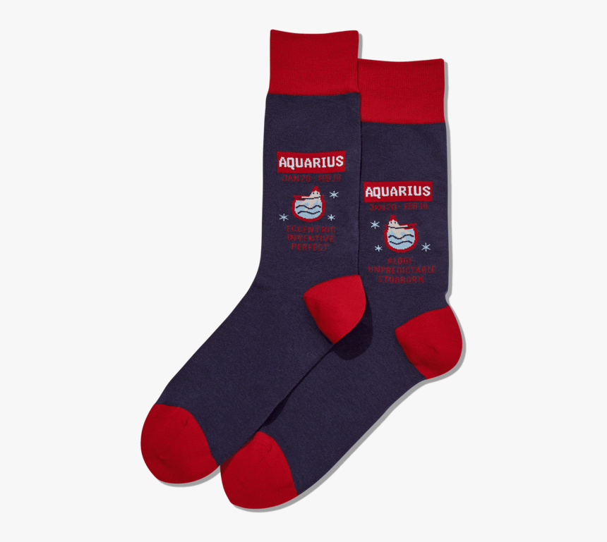 Men"s Aquarius Zodiac Socks"
 Class="slick Lazy Image - Sock, HD Png Download, Free Download