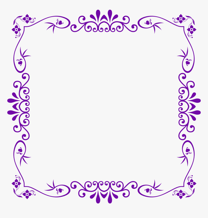 Vines Swirl Png Transparent Image - Bordes De Pagina Png, Png Download, Free Download