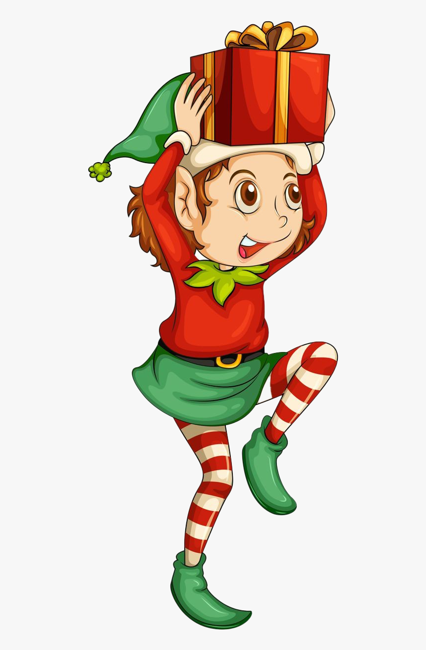 Santa Elves Png File - Christmas Elf Clipart, Transparent Png, Free Download