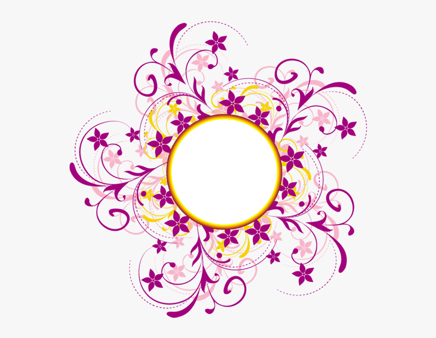 Colorful Floral Designs Png , Png Download - Swirl And Circle Designs Png, Transparent Png, Free Download