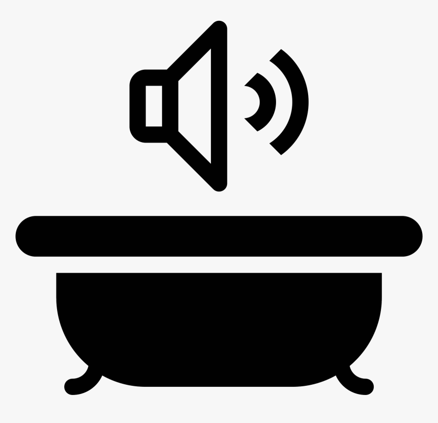 Bathroom Sound Icon - Icon, HD Png Download, Free Download